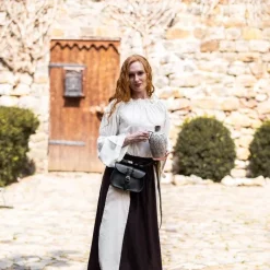 Leonardo Carbone Renaissance Blouse, Cream 11 Leonardo Carbone Renaissance Blouse, Cream -Medieval Clothing Sales Store renaissance blouse cream 5