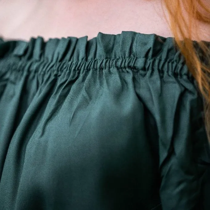 Leonardo Carbone Renaissance Blouse, Green 2 Leonardo Carbone Renaissance Blouse, Green - Image 2