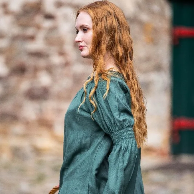 Leonardo Carbone Renaissance Blouse, Green 6 Leonardo Carbone Renaissance Blouse, Green - Image 6