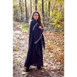 Leonardo Carbone Renaissance Dress Ida, Black -Medieval Clothing Sales Store renaissance dress ida black 3