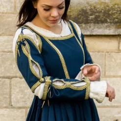 Epic Armoury Renaissance Dress Lucrezia, Blue 11 Epic Armoury Renaissance Dress Lucrezia, Blue -Medieval Clothing Sales Store renaissance dress lucrezia blue 5