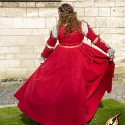 Epic Armoury Renaissance Dress Lucrezia, Red -Medieval Clothing Sales Store renaissance dress lucrezia red 5