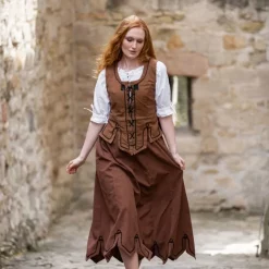 Leonardo Carbone Renaissance Skirt, Brown