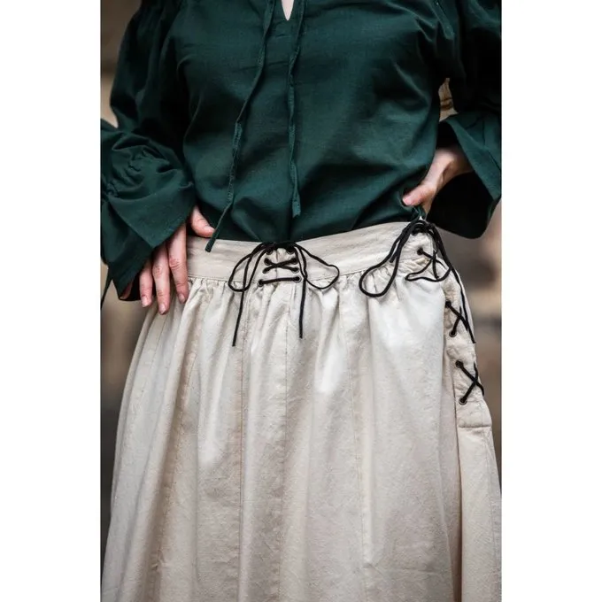 Leonardo Carbone Renaissance Skirt, Cream 5 Leonardo Carbone Renaissance Skirt, Cream - Image 5