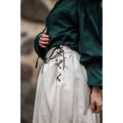 Leonardo Carbone Renaissance Skirt, Cream 11 Leonardo Carbone Renaissance Skirt, Cream -Medieval Clothing Sales Store renaissance skirt cream 5