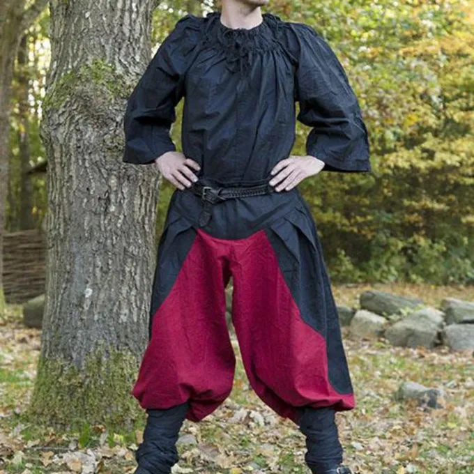Epic Armoury Renaissance Trousers Raphael, Red-black 6 Epic Armoury Renaissance Trousers Raphael, Red-black - Image 6
