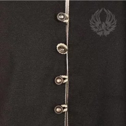 Mytholon Renaissance Tunic Rafael, Black -Medieval Clothing Sales Store renaissance tunic rafael black 2