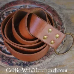 Leonardo Carbone Ring Belt, 150 Cm, Brown -Medieval Clothing Sales Store ring belt 150 cm brown 2