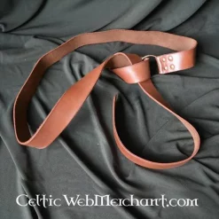 Leonardo Carbone Ring Belt With Celtic Knot, Brown