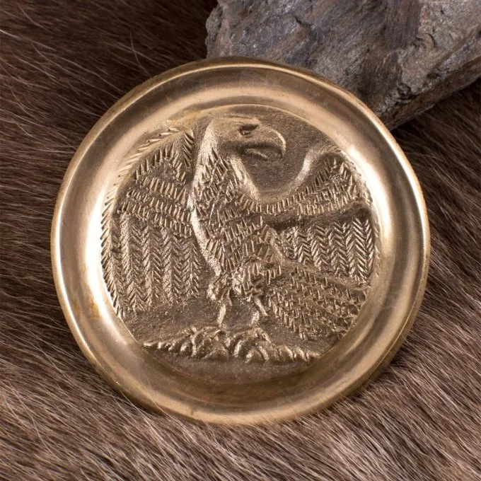 Deepeeka Roman Phalera Eagle Gold Color 2 Deepeeka Roman Phalera Eagle Gold Color - Image 2