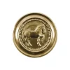 Deepeeka Roman Phalera Horse Gold Color