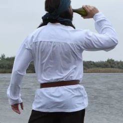 Shirt Francis, White -Medieval Clothing Sales Store shirt francis white 2