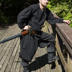 Epic Armoury Shirt Hornigold, Black -Medieval Clothing Sales Store shirt hornigold black 1