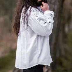 Leonardo Carbone Shirt Tonio White -Medieval Clothing Sales Store shirt tonio white 3