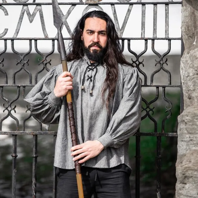 Leonardo Carbone Shirt Wolf Grey 1 Leonardo Carbone Shirt Wolf Grey