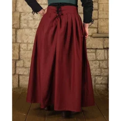 Mytholon Skirt Anna, Burgundy -Medieval Clothing Sales Store skirt anna burgundy 2