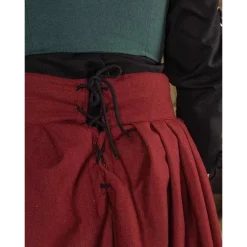Mytholon Skirt Anna, Burgundy -Medieval Clothing Sales Store skirt anna burgundy 3