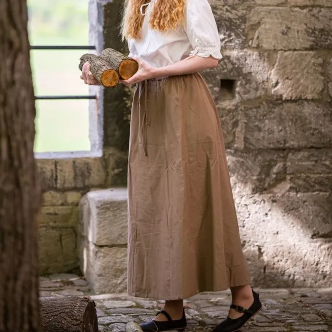 Leonardo Carbone Skirt Inge, Honey Brown 2 Leonardo Carbone Skirt Inge, Honey Brown - Image 2