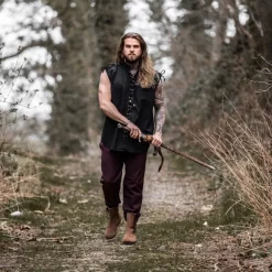 Leonardo Carbone Sleeveless Shirt Ott, Black 9 Leonardo Carbone Sleeveless Shirt Ott, Black -Medieval Clothing Sales Store sleeveless shirt ott black 3