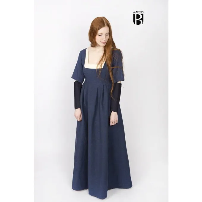 Burgschneider Sleeves Medieval Dress Frideswinde Blue 6 Burgschneider Sleeves Medieval Dress Frideswinde Blue - Image 6