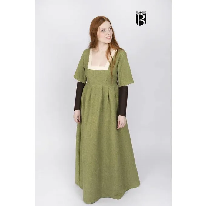 Burgschneider Sleeves Medieval Dress Frideswinde Brown 6 Burgschneider Sleeves Medieval Dress Frideswinde Brown - Image 6