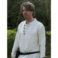 Leonardo Carbone Soldier Shirt, Black 8 Leonardo Carbone Soldier Shirt, Black -Medieval Clothing Sales Store soldier shirt black 2