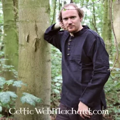 Leonardo Carbone Soldier Shirt, Black