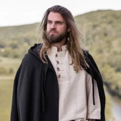 Leonardo Carbone Soldier Shirt, Cream -Medieval Clothing Sales Store soldier shirt cream 4