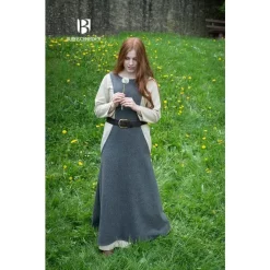 Burgschneider Surcoat Albrun Grey -Medieval Clothing Sales Store surcoat albrun grey 3