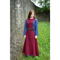 Burgschneider Surcoat Albrun Red -Medieval Clothing Sales Store surcoat albrun red 3