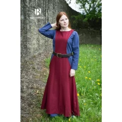 Burgschneider Surcoat Albrun Red -Medieval Clothing Sales Store surcoat albrun red 4