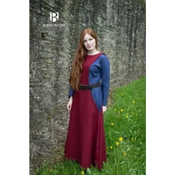 Burgschneider Surcoat Albrun Red -Medieval Clothing Sales Store surcoat albrun red 5