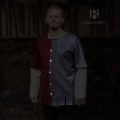 Burgschneider Surcoat Aleran, Left, Black -Medieval Clothing Sales Store surcoat aleran left black 2