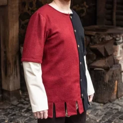 Burgschneider Surcoat Aleran, Left, Black -Medieval Clothing Sales Store surcoat aleran left black 4