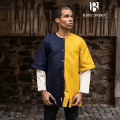 Burgschneider Surcoat Aleran, Left, Yellow -Medieval Clothing Sales Store surcoat aleran left yellow 4