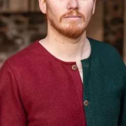 Burgschneider Surcoat Aleran, Right Side, Red -Medieval Clothing Sales Store surcoat aleran right side red 4