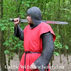 Leonardo Carbone Surcoat, Checked, White-blue -Medieval Clothing Sales Store surcoat checked white blue 5