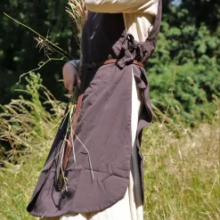 Leonardo Carbone Surcoat Sigrid, Dark Brown -Medieval Clothing Sales Store surcoat sigrid dark brown 3