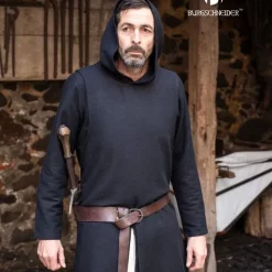 Burgschneider Surcoat Thibaud, Black 5 Burgschneider Surcoat Thibaud, Black -Medieval Clothing Sales Store surcoat thibaud black 2