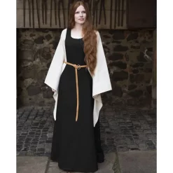 Burgschneider Surcotte Isabella, Black -Medieval Clothing Sales Store surcotte isabella black 2