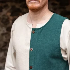 Burgschneider Tabard Auderic, Right Side, Natural -Medieval Clothing Sales Store tabard auderic right side natural 5