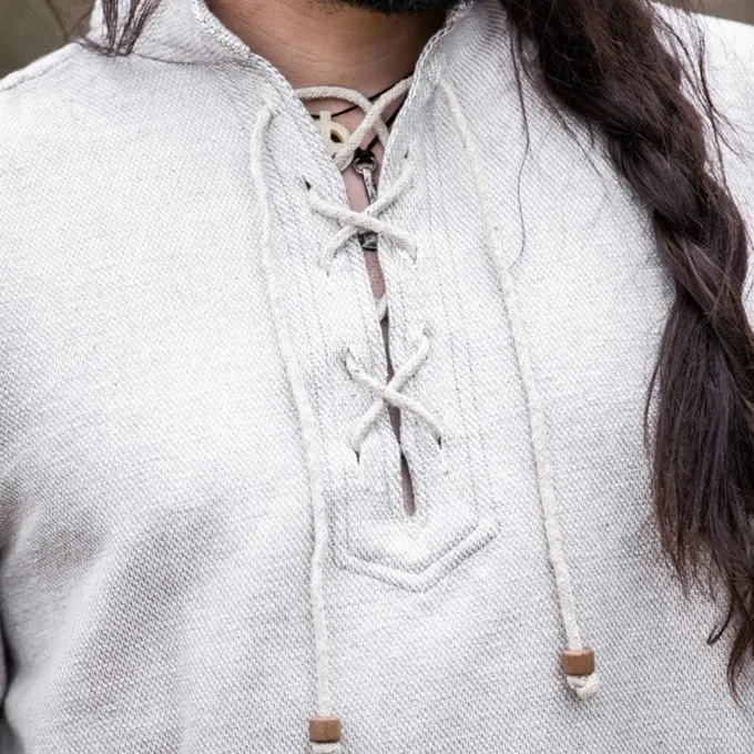 Leonardo Carbone Thick Cotton Shirt, Grey 5 Leonardo Carbone Thick Cotton Shirt, Grey - Image 5