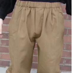 Leonardo Carbone Three-quarter Trousers, Honey Brown -Medieval Clothing Sales Store three quarter trousers honey brown 5