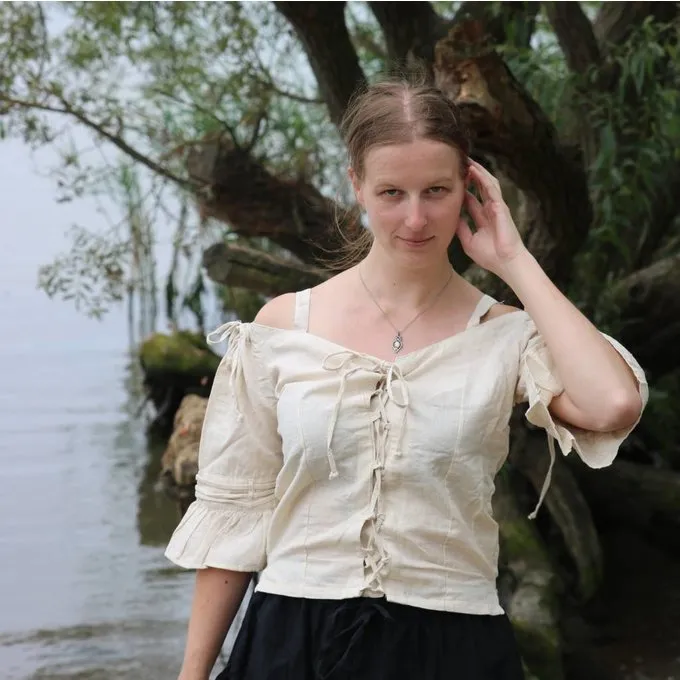 Leonardo Carbone Top Amelie Cream 5 Leonardo Carbone Top Amelie Cream - Image 5