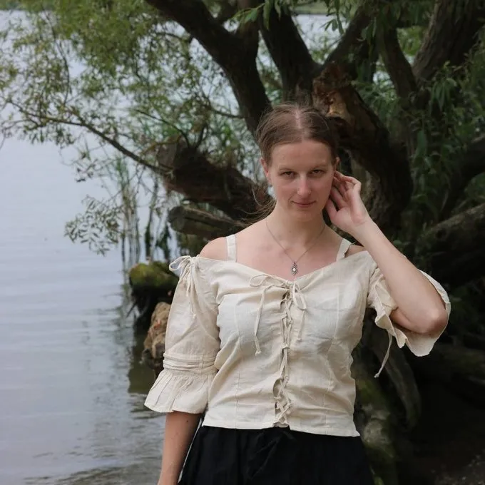 Leonardo Carbone Top Amelie Cream 6 Leonardo Carbone Top Amelie Cream - Image 6