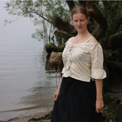 Leonardo Carbone Top Amelie Red -Medieval Clothing Sales Store top amelie red 2