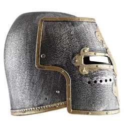 Toy Great Helmet With Visor -Medieval Clothing Sales Store toy great helmet with visor 2