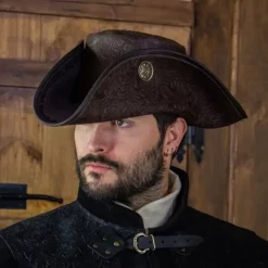 Medieval Clothing Sales Store -Medieval Clothing Sales Store tricorn three doublons deluxe brown 1