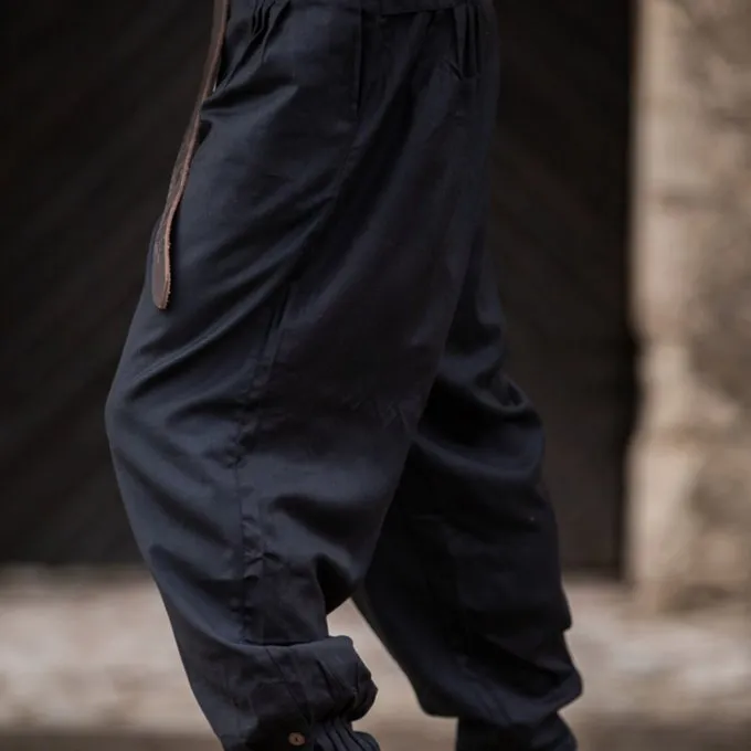 Leonardo Carbone Trousers Faust, Black 2 Leonardo Carbone Trousers Faust, Black - Image 2