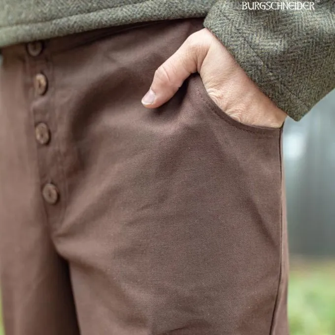 Burgschneider Trousers Kergon, Brown 2 Burgschneider Trousers Kergon, Brown - Image 2